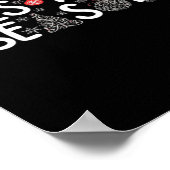 Tis The Season Classic Minimal Clean Poster (Ecke)