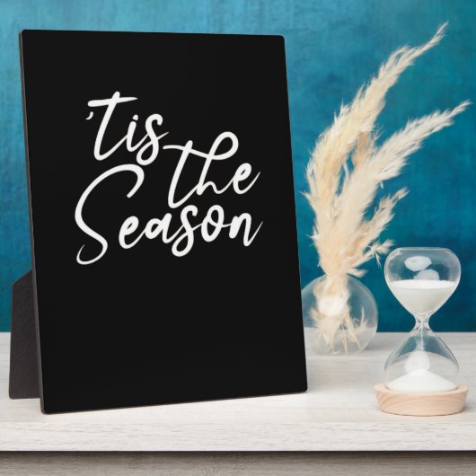 Tis The Season Classical Design Fotoplatte (Seite)