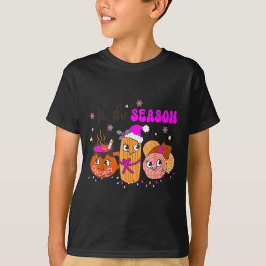 Tis The Season Conchas Cafecito Pan Dulce Mexican T-Shirt (Vorderseite)