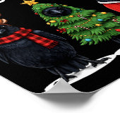 Tis The Season Crow Christmas Santa Bird Long Slee Poster (Ecke)
