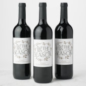 'Tis the Season Custom Wine Label Weinetikett (Flaschen)