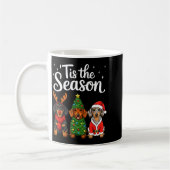 Tis The Season Dachshund Christmas Santa Weiner Do Kaffeetasse (Links)