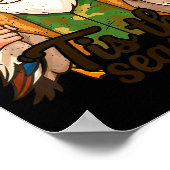 Tis The Season Duck Hunting Christmas Pajama Toddl Poster (Ecke)