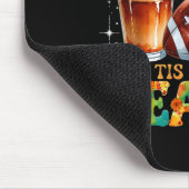 Tis The Season Fall Coffee Football Autumn Gift  Mousepad (Ecke)