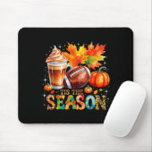 Tis The Season Fall Coffee Football Autumn Gift Mousepad (Mit Mouse)