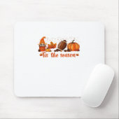 Tis The Season Fall Gnome Football Design Mousepad (Mit Mouse)