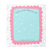 Tis the Season Family Holiday Hand-drawn Custom Notizblock (Vorderseite)