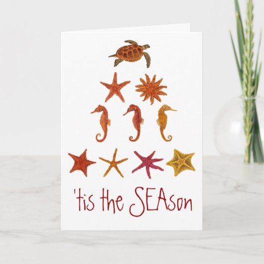 'Tis the SEAson Feiertagskarte (Vorderseite)