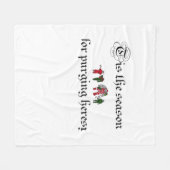 Tis The Season For Purging Heresy Fleecedecke (Vorderseite (Horizontal))