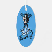 'tis the season for shimmies card ornament aus metall (Vorderseite links)