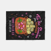 Tis The Season For Tamales Mexican Tamala Navidad  Fleecedecke (Vorderseite (Horizontal))
