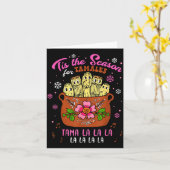 Tis The Season For Tamales Mexican Tamala Navidad  Karte (Gelbe Blume)