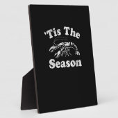 Tis The Season Funny Crawfish Boil Mardi Gras Caju Fotoplatte (Seite)