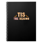 Tis The Season Funny Halloween Design Notizblock (Vorderseite)