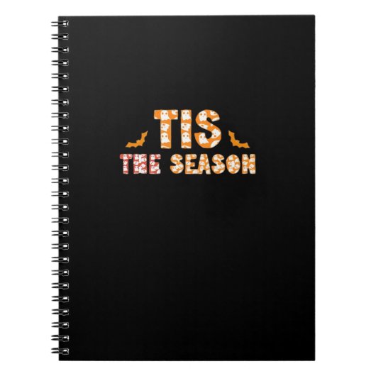 Tis The Season Funny Halloween Design Notizblock (Vorderseite)