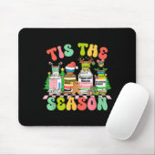 Tis The Season Funny Nurse Christmas Bottles  Mousepad (Mit Mouse)