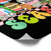 Tis The Season Funny Nurse Christmas Bottles Poster (Ecke)