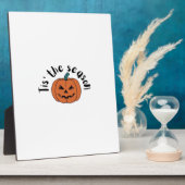 Tis The Season Funny Sloth Design Fotoplatte (Seite)