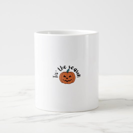 Tis The Season Funny Sloth Design Jumbo-Tasse (Vorderseite)