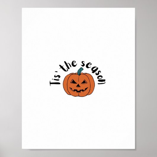 Tis The Season Funny Sloth Design Poster (Vorne)
