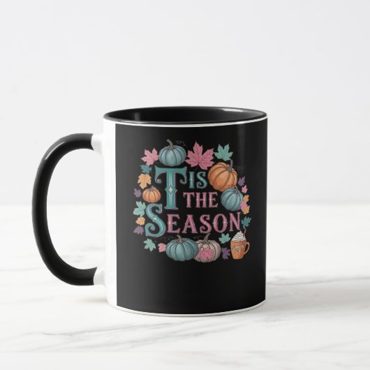 Tis The Season Funny Trendy Tasse (Links)