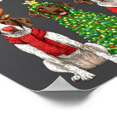 Tis The Season German Shorthaired Inter Christmas  Poster (Ecke)