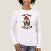 Tis The Season Gnome Christmas Tri-Blend Shirt (Vorderseite)