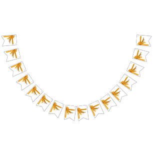 Tis The Season Gold Bunting Banner
