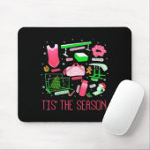 Tis The Season Gymnastics Workout Fitness Exercise Mousepad (Mit Mouse)