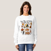 Tis the Season Halloween Doodles – Cute Spooky  Sweatshirt (Vorne ganz)