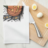 Tis the Season Halloween Geschirrtuch (Viertel Falte)