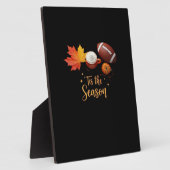 Tis The Season Halloween Retro Design Fotoplatte (Seite)