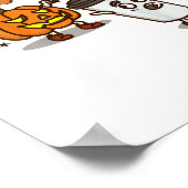 Tis The Season Hate Pumpkin Spice Latte Halloween  Poster (Ecke)