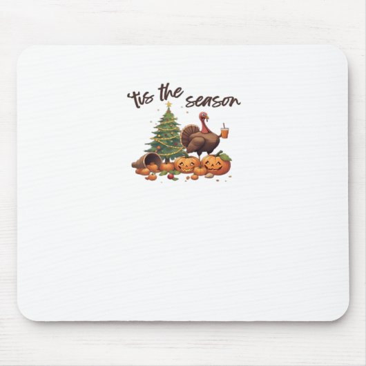 Tis The Season Holiday Mashup Mousepad (Vorne)