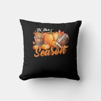 Tis The Season Kürbisblatt-Latte Herbst Dankfest Kissen