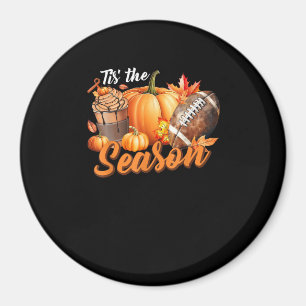 Tis The Season Kürbisblatt-Latte Herbst Dankfest Magnet