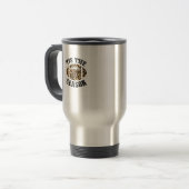 Tis The Season Leopard Football Season Game Day Reisebecher (Vorderseite Links)