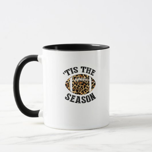 Tis The Season Leopard Football Season Game Day Tasse (Links)