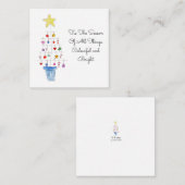 Tis The Season Little Christmas Tree Mitteilungskarte (Vorne/Hinten)