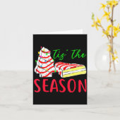Tis The Season Little-debbie Christmas Tree Cake H Karte (Gelbe Blume)