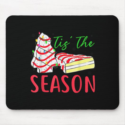 Tis The Season Little-debbie Christmas Tree Cake H Mousepad (Vorne)