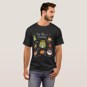 Tis The Season Mexican Christmas Feliz Navidad Xma T-Shirt (Vorne ganz)