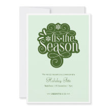 T'is the Season Mint Green Christmas Party