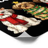 Tis The Season Morkie Christmas Santa Dog Lover  Poster (Ecke)