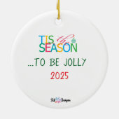 Tis the Season Photo Christmas Ornament (Hinten)