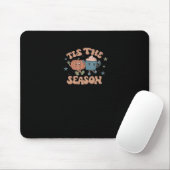 Tis The Season Pumpkin Fall Coffee Retro Mousepad (Mit Mouse)