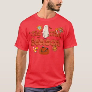 Tis the Season Retro Vintage Funny Halloween Party T-Shirt