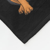 Tis The Season Rottweiler Christmas Santa Rottie D Fleecedecke (Ecke)