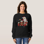 Tis The Season Santa Christmas Coffee Sweatshirt (Vorne ganz)