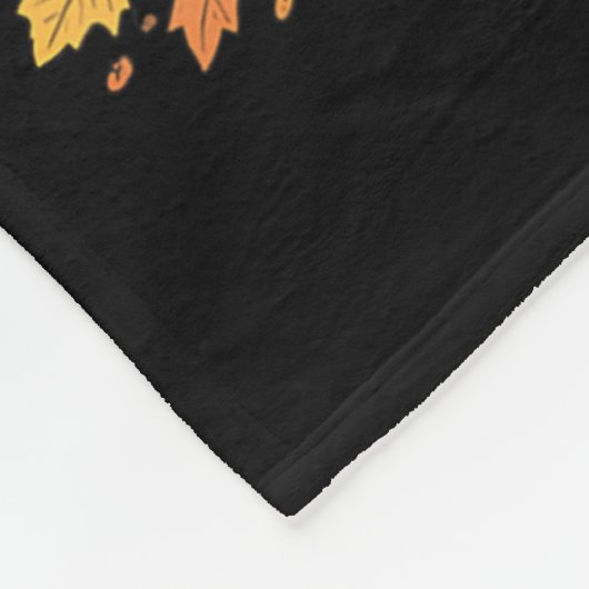 Tis The Season Siamese Cat Fall Autumn Pumpkin Fleecedecke (Ecke)